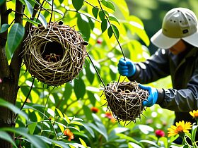 découvrez les astuces essentielles pour identifier les nids de guêpes et de frelons dans votre jardin. apprenez à reconnaître les signes révélateurs et à sécuriser votre espace extérieur.