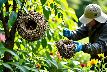 découvrez les astuces essentielles pour identifier les nids de guêpes et de frelons dans votre jardin. apprenez à reconnaître les signes révélateurs et à sécuriser votre espace extérieur.