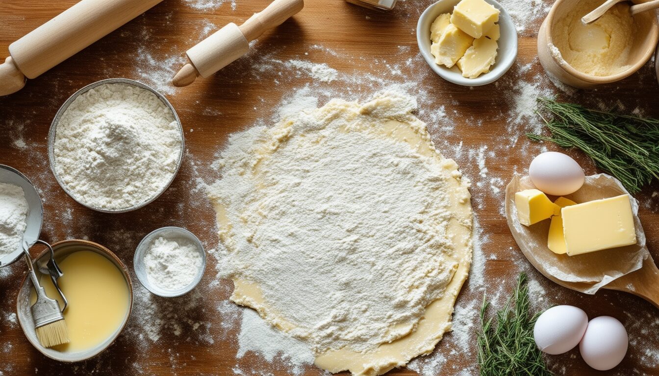 découvrez notre guide complet pour réaliser une pâte brisée parfaite ! suivez nos astuces et conseils pratiques pour réussir vos tartes et quiches avec une texture délicieuse et une croûte dorée. idéal pour les débutants et les chefs en herbe.