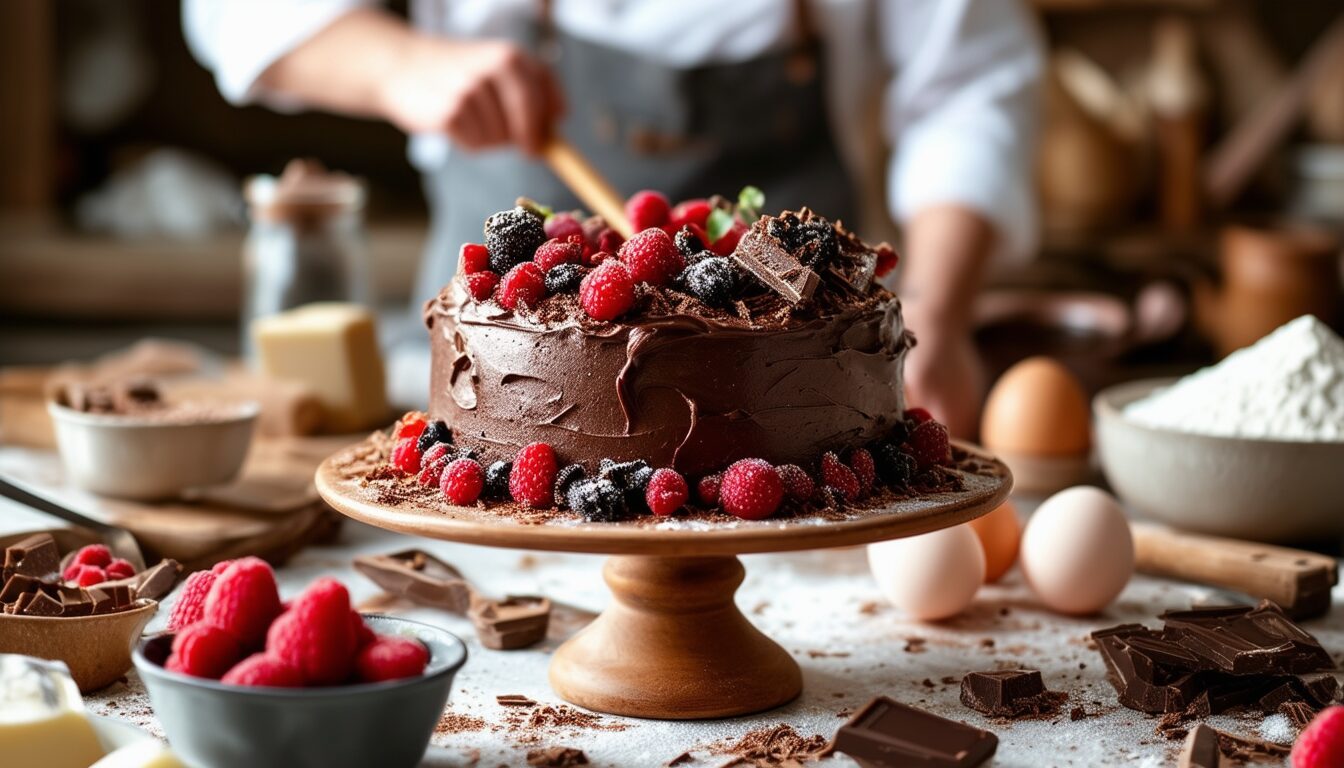 découvrez les secrets pour réaliser le gâteau au chocolat parfait avec notre recette simple et délicieuse. suivez nos conseils étape par étape pour obtenir une texture moelleuse et un goût intense qui ravira tous les amateurs de chocolat. entraînez-vous à impressionner vos invités avec ce dessert incontournable !