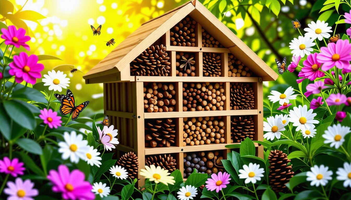 découvrez comment transformer votre jardin en un havre de paix pour les insectes grâce à notre hôtel à insectes innovant. attirez les pollinisateurs et stimulez la biodiversité tout en profitant d'un espace naturel épanouissant.