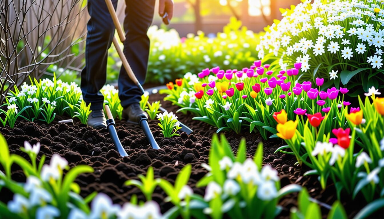 préparez votre jardin pour un printemps éclatant avec nos conseils incontournables sur la préparation hivernale. découvrez les secrets pour des fleurs épanouies et une végétation luxuriante dès le retour des beaux jours.