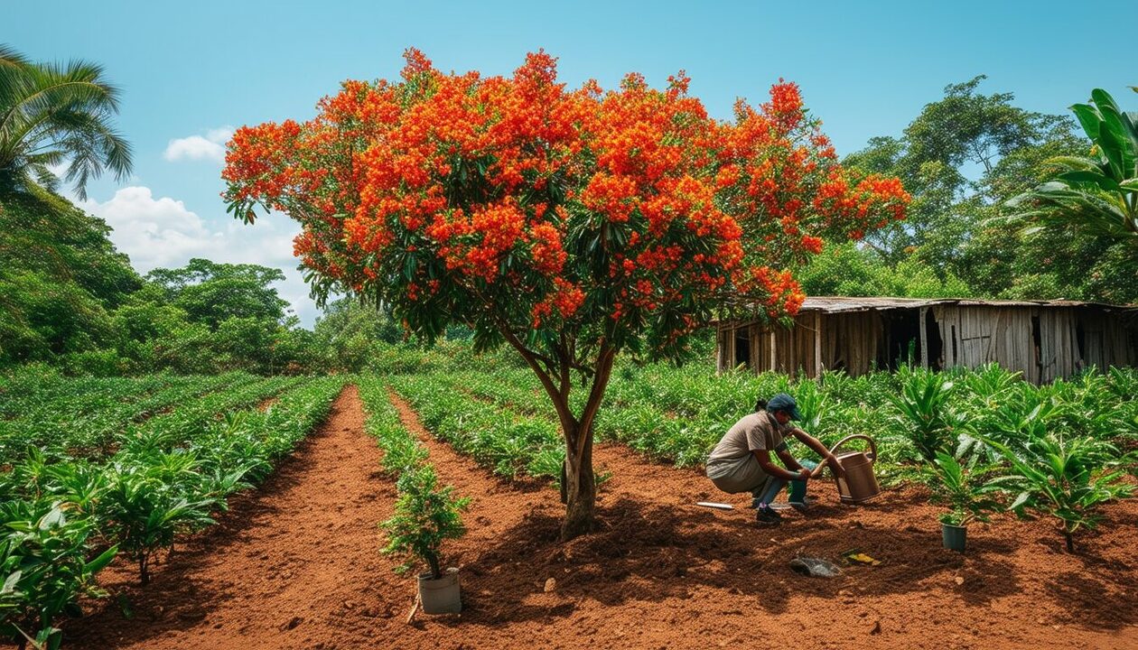 découvrez tout ce qu'il faut savoir sur la plantation, la culture et les conseils de taille du flamboyant. apprenez à entretenir cette magnifique plante tropicale pour qu'elle s'épanouisse pleinement dans votre jardin.