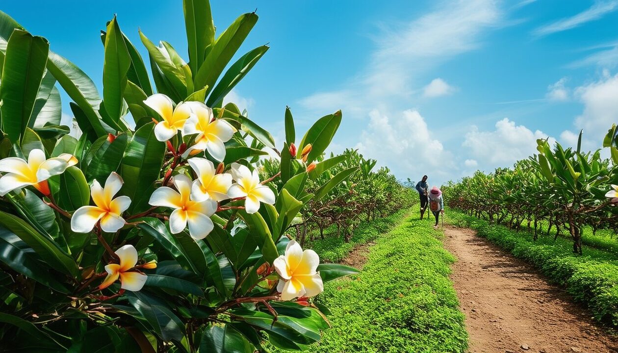 découvrez tout ce qu'il faut savoir sur le frangipanier : conseils de plantation, méthodes de culture et astuces de taille pour profiter pleinement de cet arbre à fleurs exotiques au jardin.