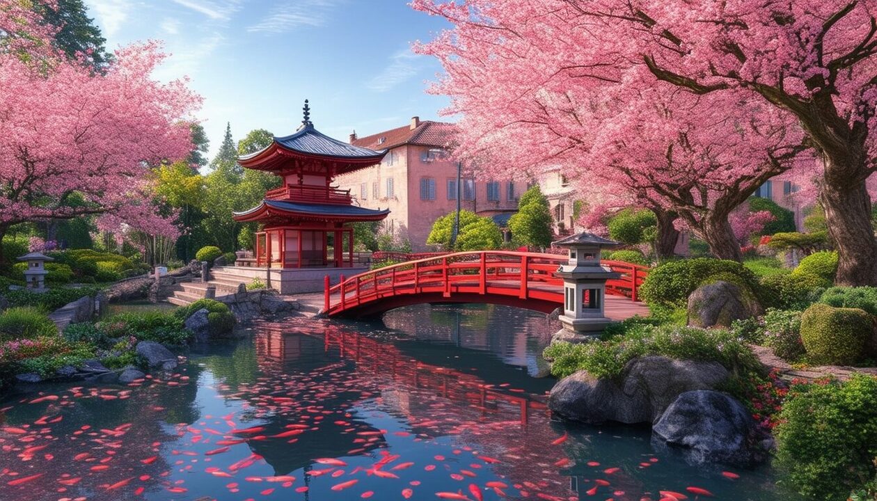 découvrez le jardin japonais de toulouse, un havre de paix enchanteur au cœur de la ville rose. plongez dans l'art de vivre japonais, admirez la beauté des paysages zen et laissez-vous séduire par ce secret bien gardé qui offre une évasion hors du temps.