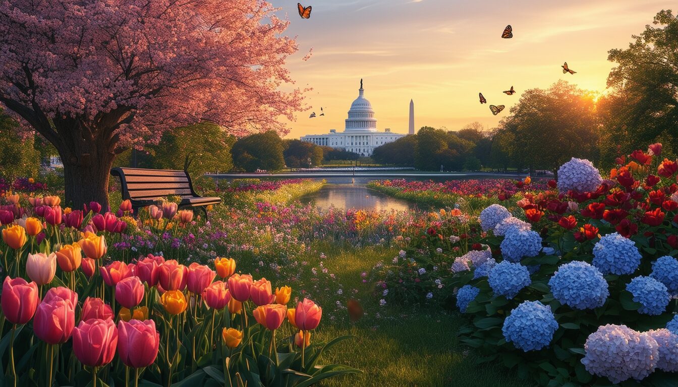 découvrez les trésors insoupçonnés du jardin de washington : une oasis de paix regorgeant de plantes exotiques, de sculptures artistiques et de paysages enchanteurs. plongez dans cet écrin de nature et laissez-vous surprendre par la beauté et la sérénité qui s'y révèlent.