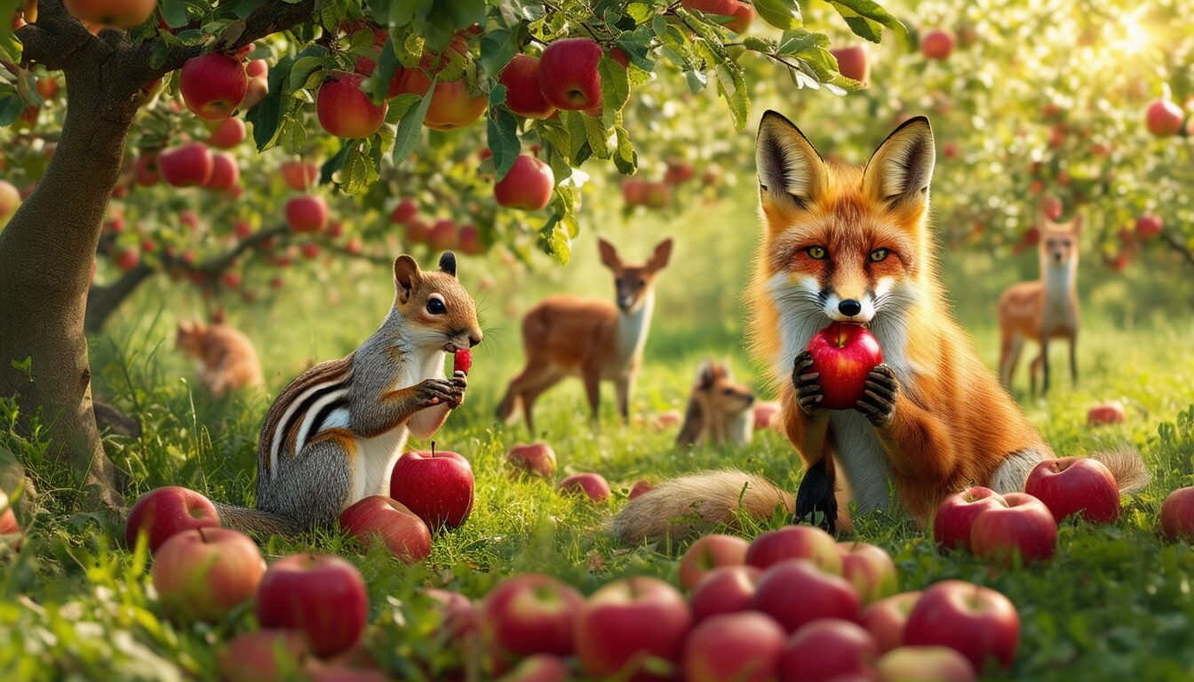 découvrez les animaux qui dégustent les pommes dans la nature ! cet article vous présente les espèces curieuses et gourmandes, ainsi que leurs habitudes alimentaires fascinantes. apprenez-en plus sur ces créatures étonnantes et leur relation avec les fruits.