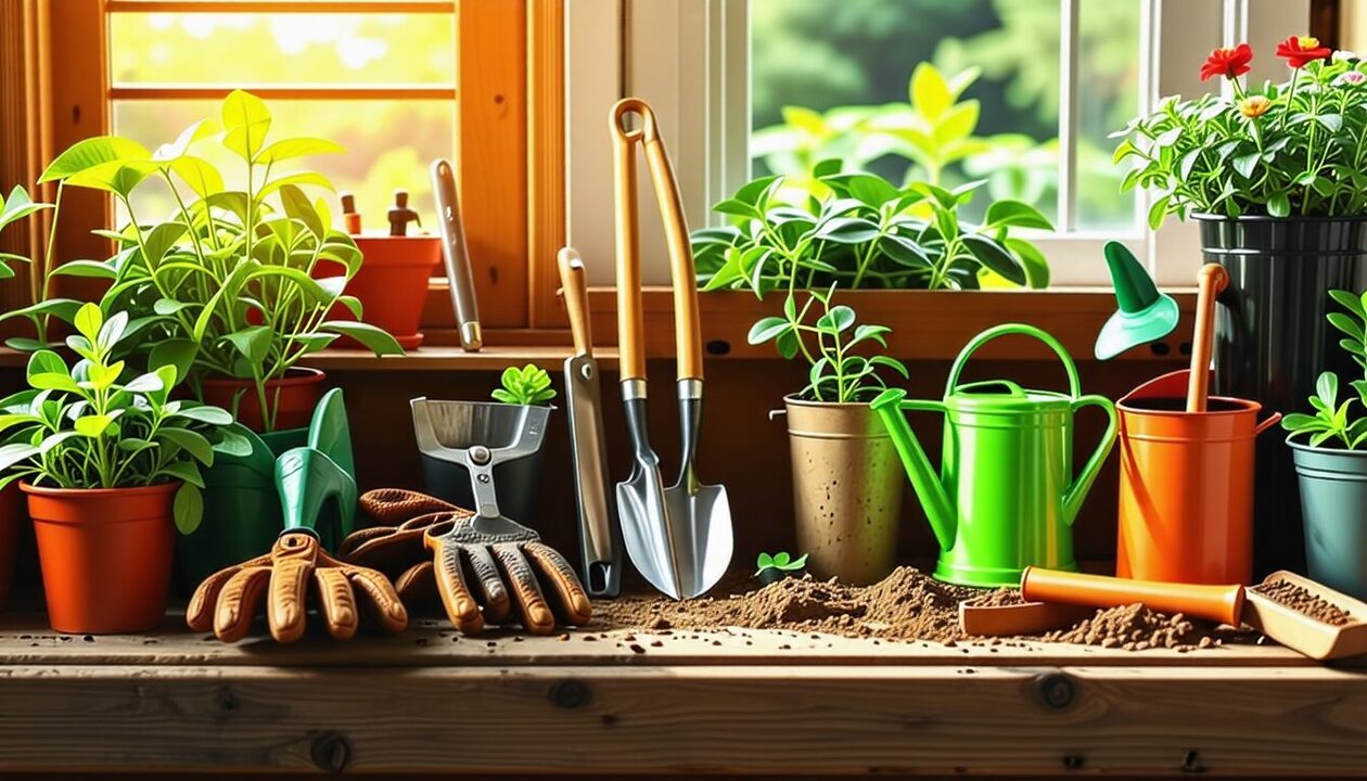 découvrez les outils de jardinage indispensables pour les débutants. cette guide vous présente les équipements essentiels pour cultiver votre jardin avec succès et vous aider à démarrer vos projets de jardinage en toute confiance.