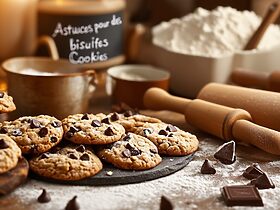 découvrez notre délicieuse recette de cookies et nos astuces infaillibles pour réaliser des biscuits parfaits à chaque fois. idéale pour les gourmands, cette recette vous guide pas à pas vers des cookies moelleux et savoureux, parfaits pour le goûter ou en dessert.