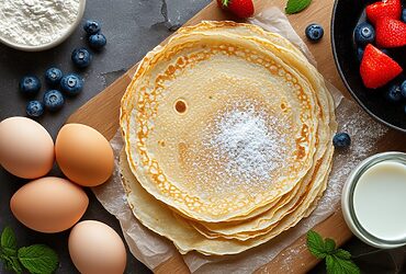 découvrez notre recette de crêpes inratables ! suivez nos astuces et conseils pour réaliser des crêpes délicieuses à chaque fois. que ce soit pour un dessert ou un repas, épatez vos proches avec des crêpes parfaitement dorées et savoureuses.