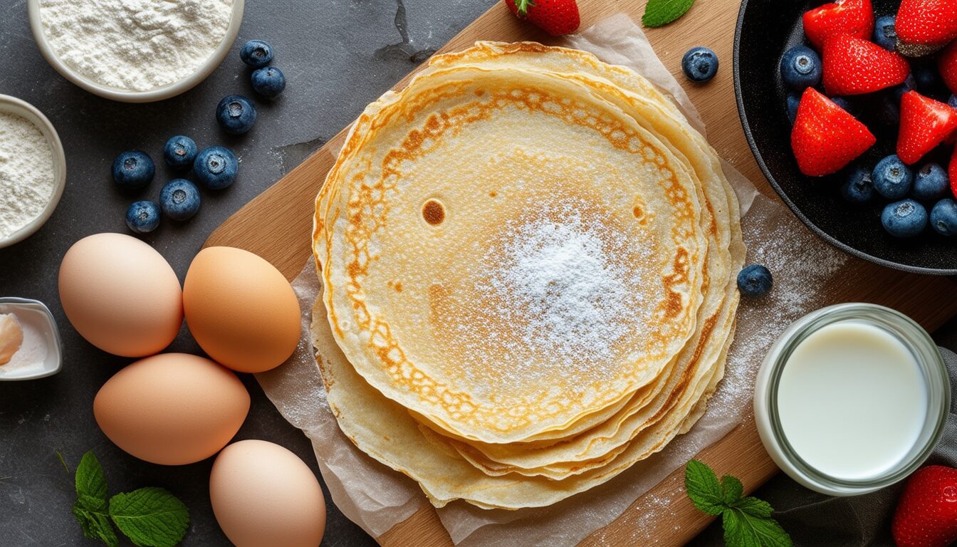 découvrez notre recette de crêpes inratables ! suivez nos astuces et conseils pour réaliser des crêpes délicieuses à chaque fois. que ce soit pour un dessert ou un repas, épatez vos proches avec des crêpes parfaitement dorées et savoureuses.