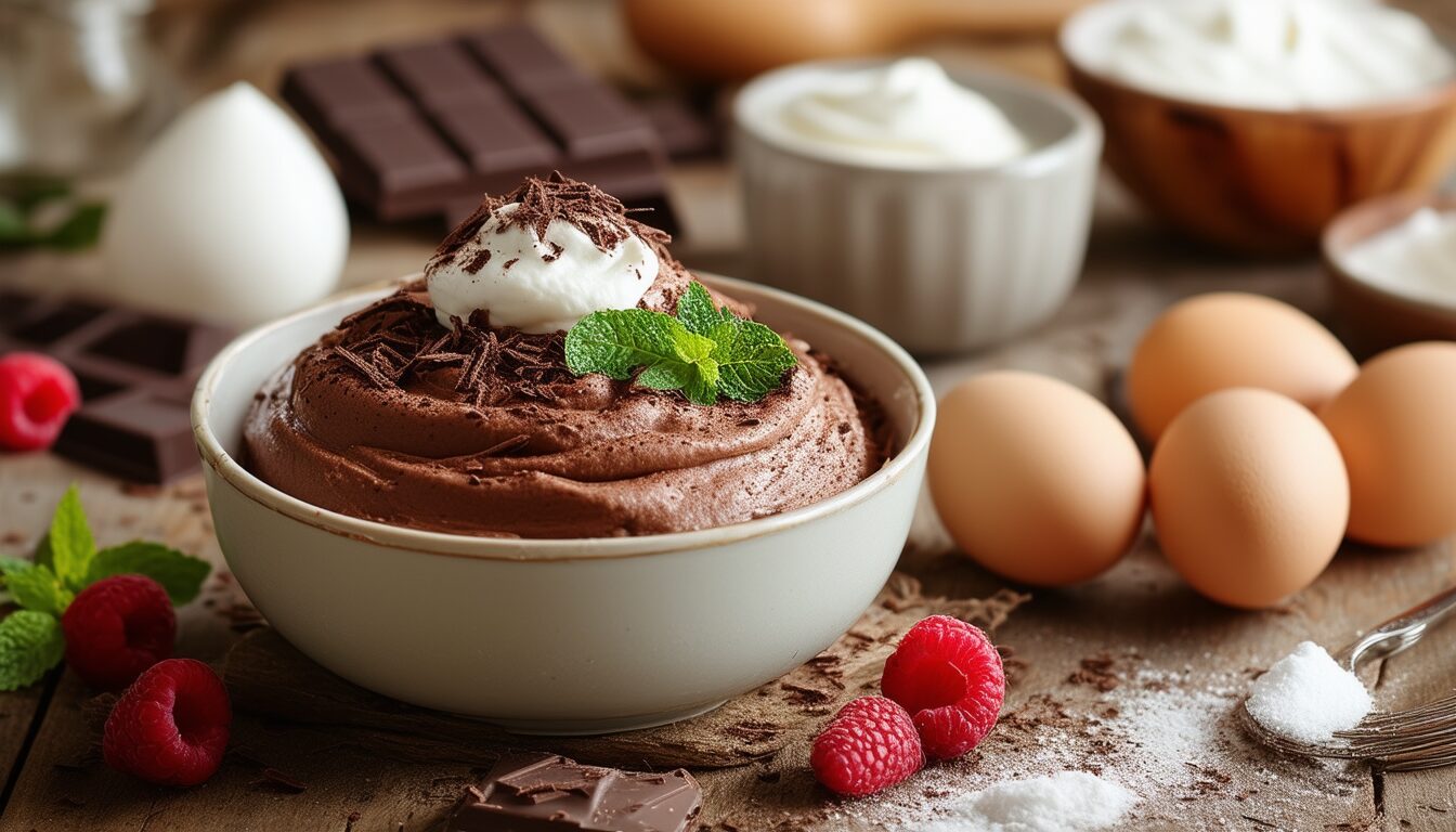 découvrez notre recette de mousse au chocolat, accompagnée d'astuces et de conseils incontournables pour réussir ce dessert classique. réveillez vos papilles avec une texture aérienne et un goût intense en chocolat !