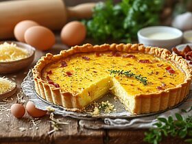 découvrez les secrets d'une préparation réussie de la traditionnelle quiche lorraine. suivez notre recette étape par étape pour réaliser cette délicieuse spécialité française, alliant saveurs authentiques et textures fondantes. idéale pour un repas en famille ou un buffet entre amis.