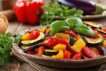 découvrez notre délicieuse recette de ratatouille, un plat traditionnel provençal riche en saveurs et en couleurs. parfait pour savourer les légumes de saison, ce mets authentique apportera une touche méditerranéenne à vos repas. facile à préparer, il ravira les papilles des petits comme des grands.