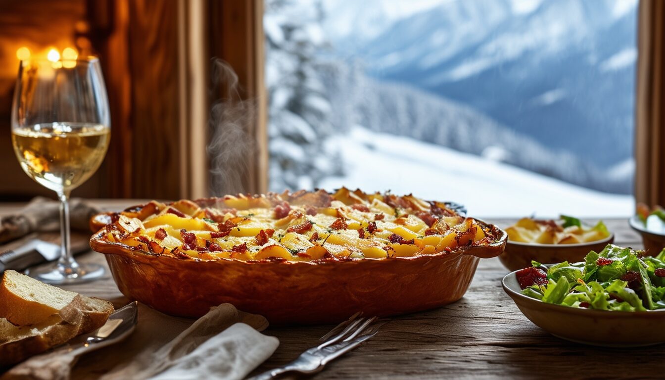 découvrez notre délicieuse recette de tartiflette, un plat savoyard réconfortant à base de pommes de terre, de reblochon et de lardons. idéal pour les soirées d'hiver, ce plat savoureux ravira vos papilles et celles de vos proches.