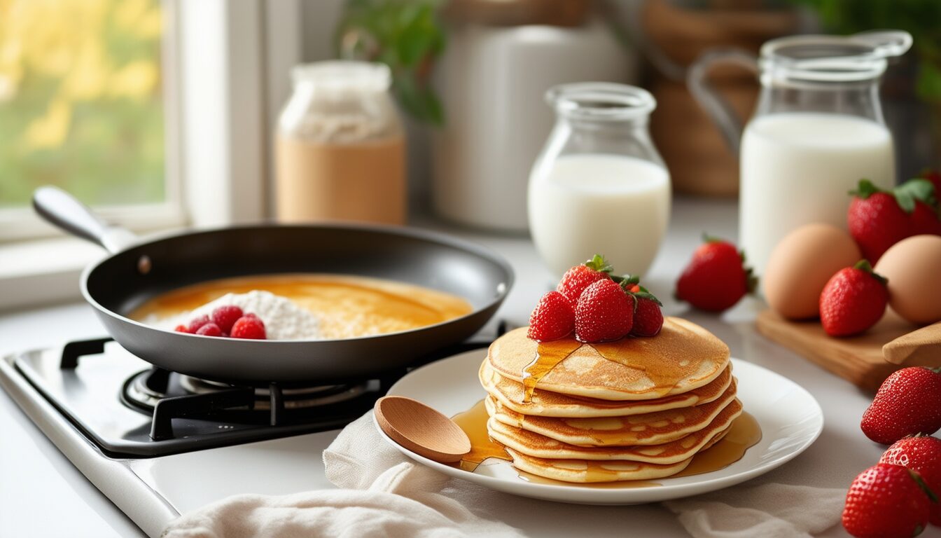 découvrez notre recette facile de crêpes, accompagnée d'astuces pratiques et des ingrédients indispensables pour réussir vos crêpes à tous les coups. parfaites pour un brunch ou un dessert, ces crêpes raviront vos papilles !