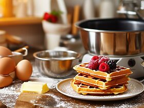 découvrez notre délicieuse recette de gaufres croustillantes à préparer facilement chez vous. suivez nos conseils pour réaliser des gaufres dorées et aériennes, idéales pour le petit-déjeuner ou le dessert. parfaites avec vos garnitures préférées !