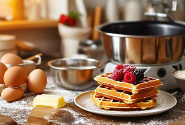 découvrez notre délicieuse recette de gaufres croustillantes à préparer facilement chez vous. suivez nos conseils pour réaliser des gaufres dorées et aériennes, idéales pour le petit-déjeuner ou le dessert. parfaites avec vos garnitures préférées !