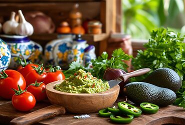 découvrez notre recette authentique de guacamole, un incontournable de la cuisine mexicaine. apprenez à préparer ce délicieux dip à base d'avocat, de citron, et d'épices, idéal pour accompagner vos repas ou vos apéritifs.