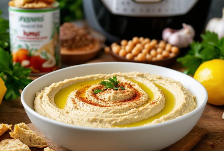 découvrez notre recette facile pour préparer un houmous onctueux à la maison. suivez nos conseils et astuces pour obtenir une texture crémeuse et savoureuse, parfaite pour vos apéritifs ou vos repas. régalez-vous avec des ingrédients frais et sains!