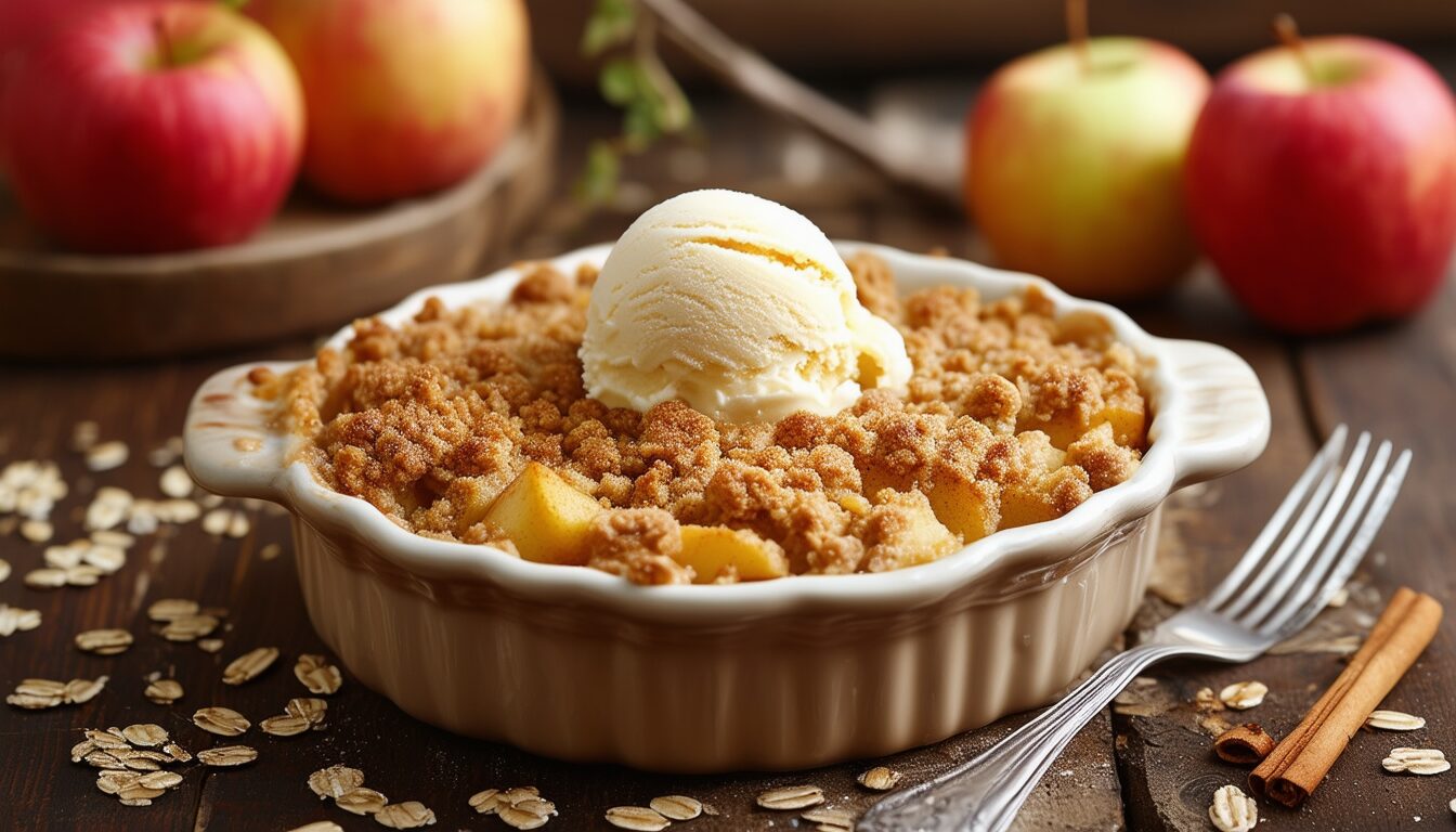 découvrez notre recette de crumble aux pommes, un dessert à la fois simple et savoureux. parfait pour tous les amateurs de douceurs, ce crumble est facile à réaliser et ravira vos papilles. apprenez à préparer ce classique gourmand en quelques étapes seulement !