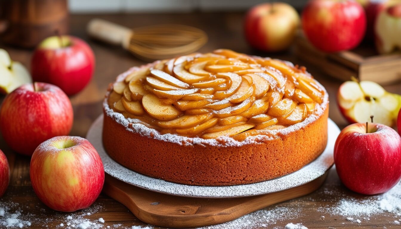 découvrez notre recette de gâteau aux pommes, un délice maison simple à réaliser. avec des ingrédients faciles à trouver et des étapes claires, concoctez un dessert moelleux et savoureux qui ravira toute la famille.